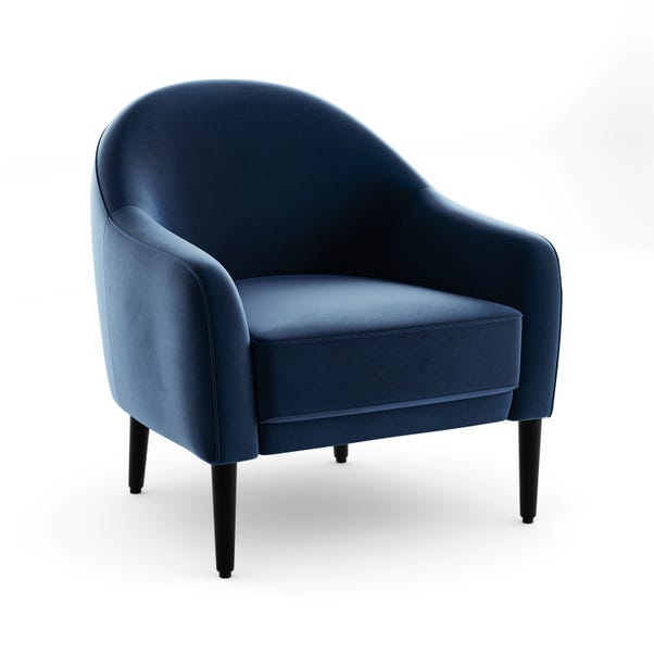 Kaspar Velvet Tub Chair Dunelm Kaspar Velvet Tub Chair Dunelm