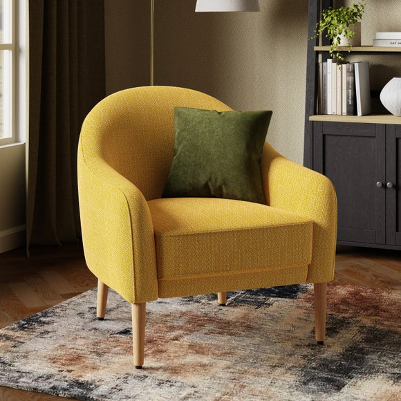 Kaspar Wooly Textured Tub Chair