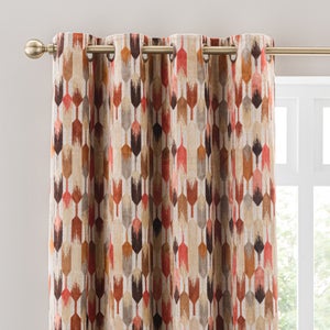Kelso Cut Velvet Eyelet Curtains