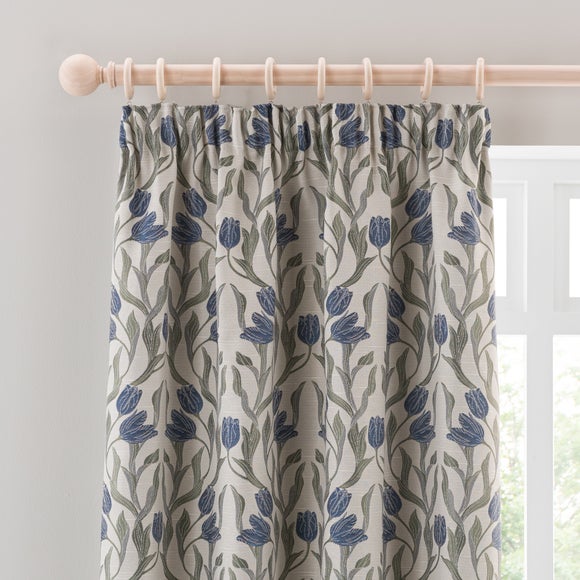 View Tulip Jacquard Pencil Pleat Curtains View Tulip Jacquard Pencil Pleat Curtains