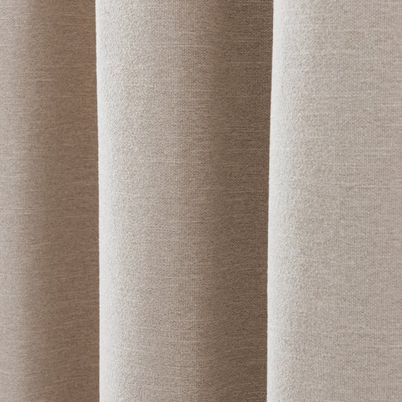 Calista Pencil Pleat Curtains Natural undefined