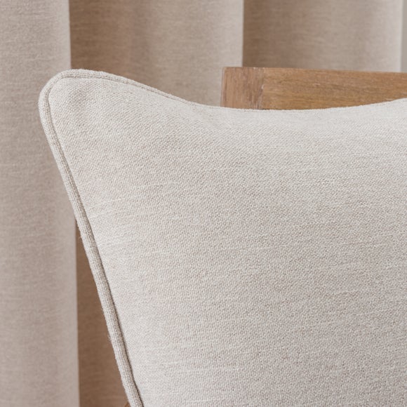 Calista Pencil Pleat Curtains Natural undefined