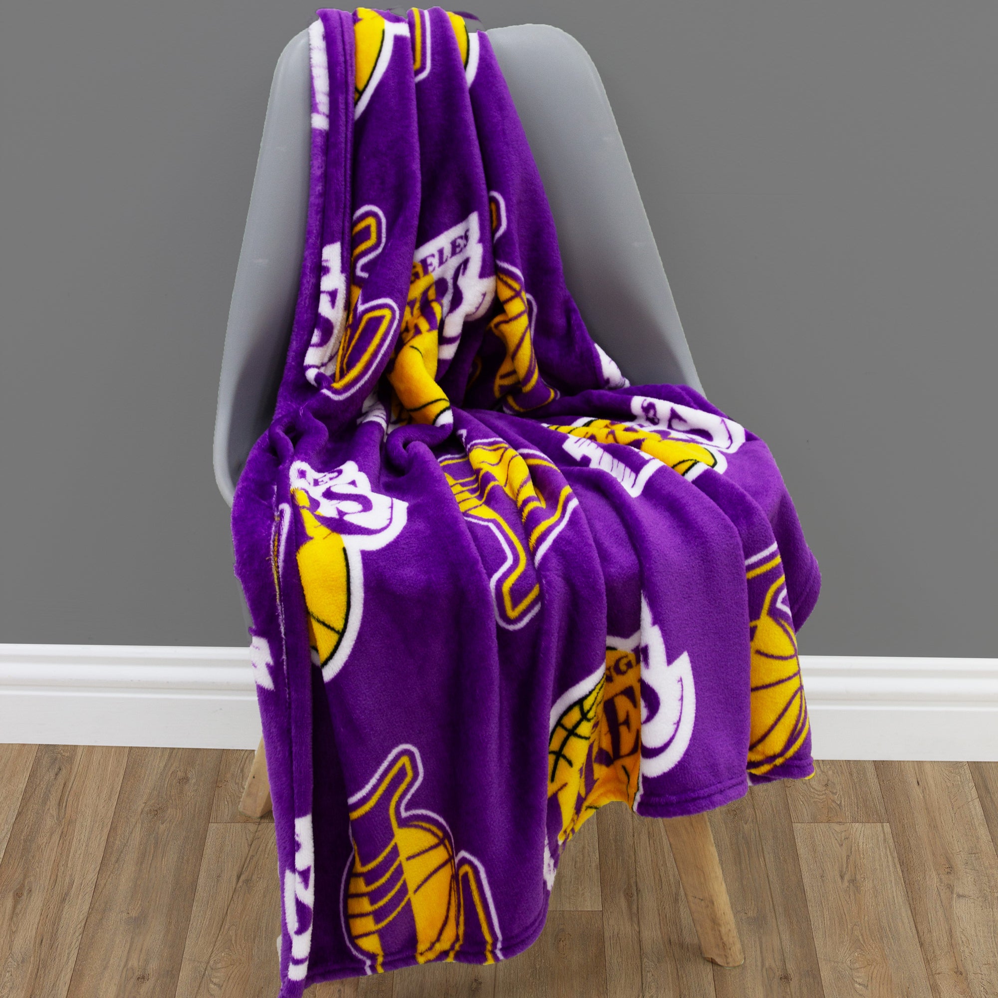 Nba Los Angeles Fleece Blanket Purple