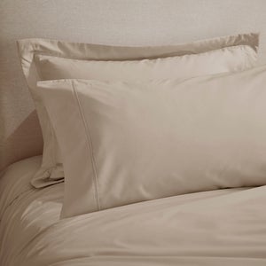Dorma Crisp & Fresh 400 Thread Count 100 Cotton Percale Kingsize Standard Pillowcase