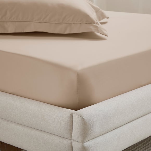 Dorma Crisp & Fresh 400 Thread Count Egyptian Cotton Percale Fitted Sheet