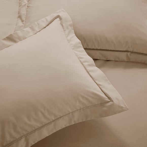 Dorma Crisp Fresh 400 Thread Count Egyptian Cotton Percale Oxford Pillowcase