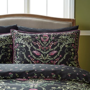 Dorma Botanical Panel 100 Cotton Standard Pillowcase Pair