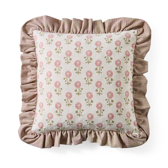 Lizzy Tile Frilled Cushion Cover