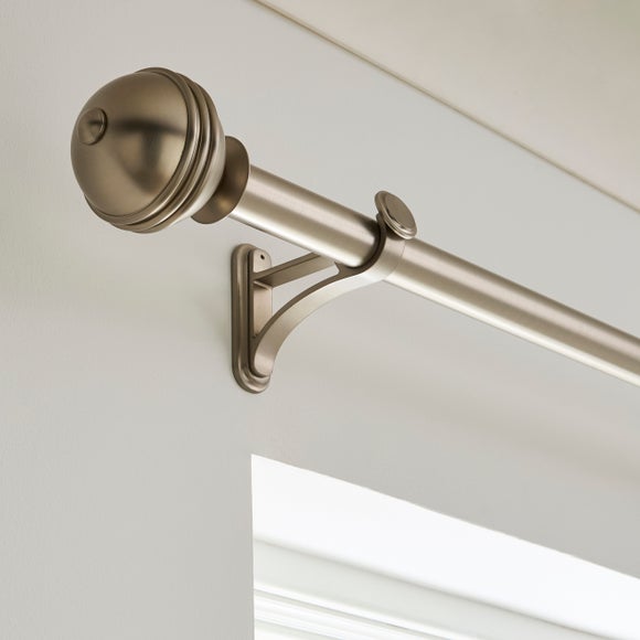 View Traditional Ball Fixed Metal Curtain Pole With Rings View Traditional Ball Fixed Metal Curtain Pole With Rings