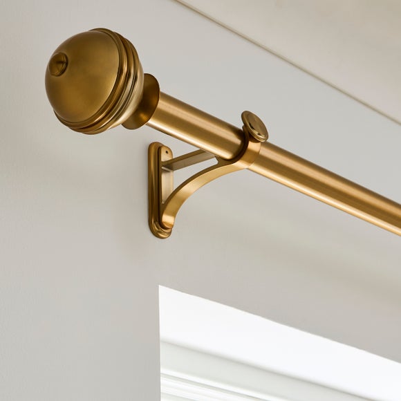 Click to view product details and reviews for Traditional Ball Fixed Metal Curtain Pole With Rings. Click to view product details and reviews for Traditional Ball Fixed Metal Curtain Pole With Rings.