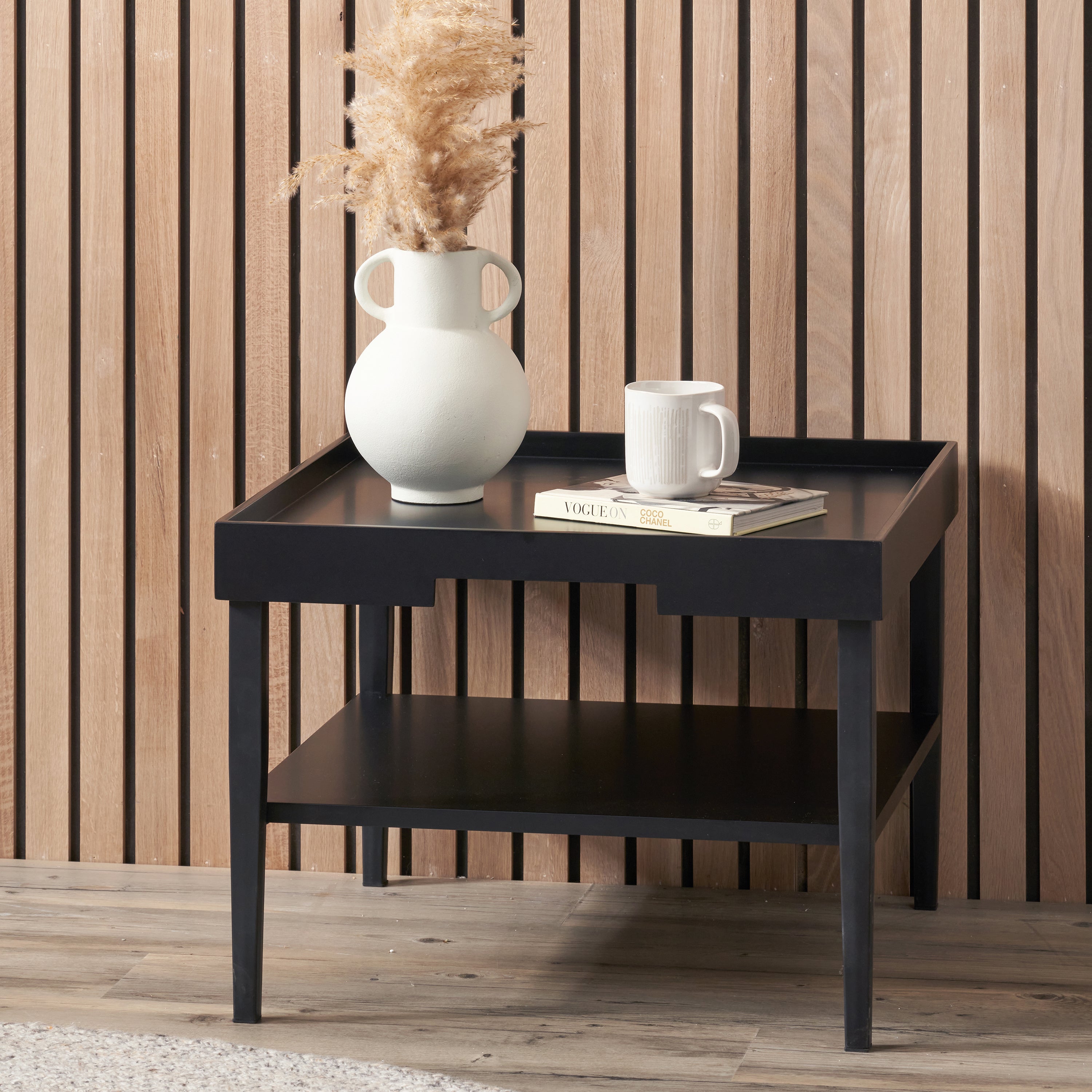 Marnie Coffee Table Black Wood Black