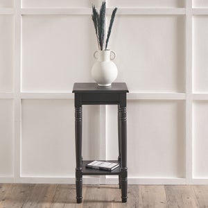 Heritage Half Moon Accent Table- Painted Pine