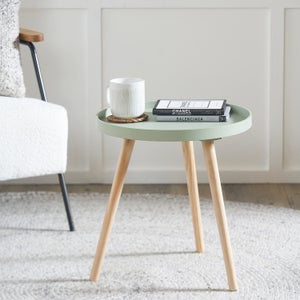 Halston Side Table- Natural Pine