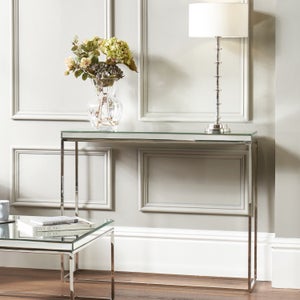 Elysee Console Table- Mirrored Glass