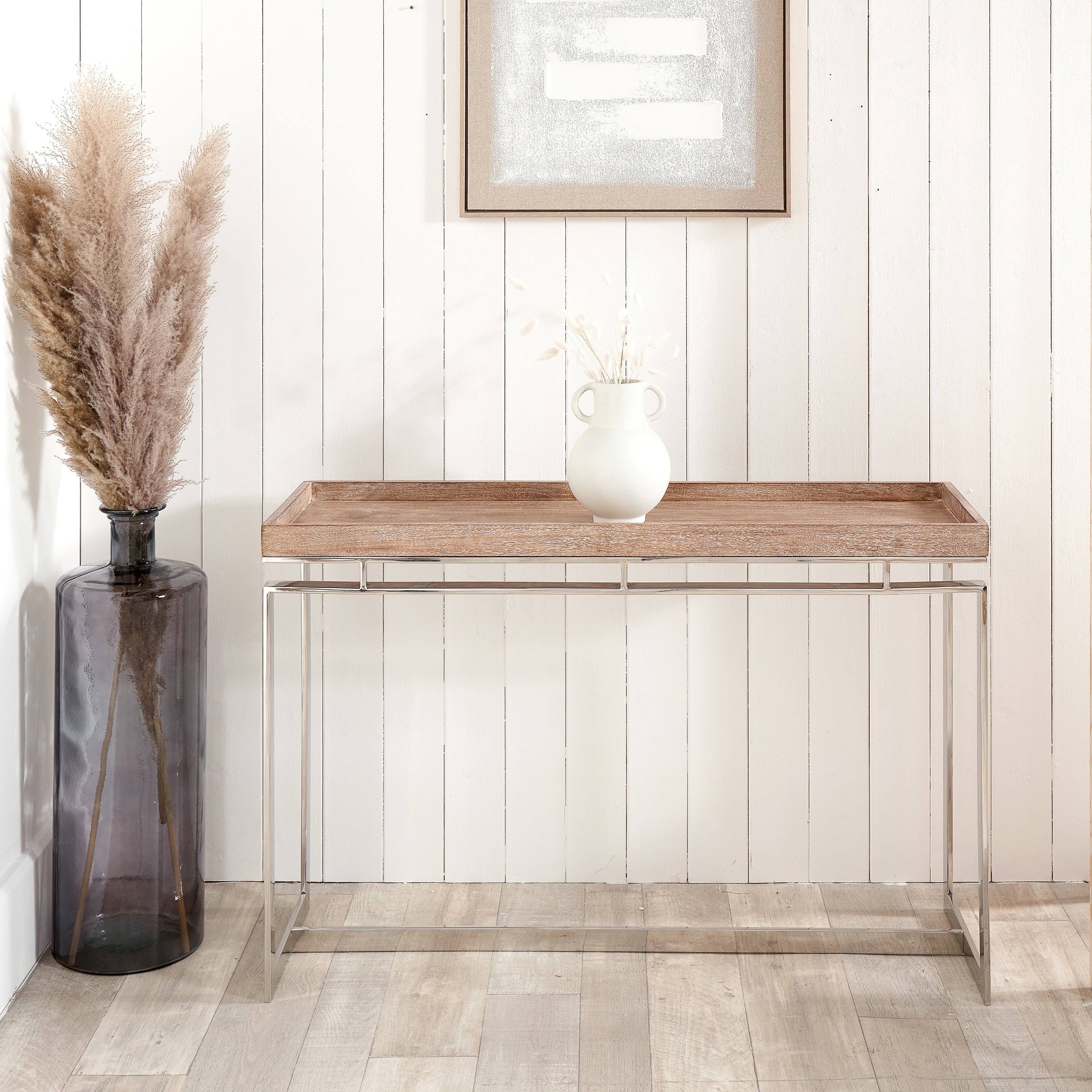 Evelyn Natural Antique Console Table Natural