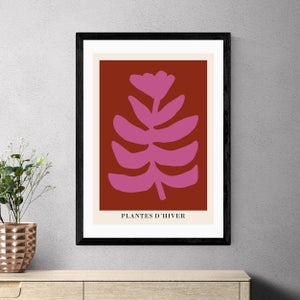 East End Prints Plantes Dhiver Rust By Ani Vidotto