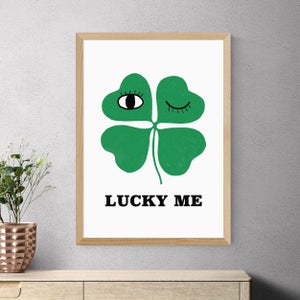 East End Prints Lucky Me By Kid Of The Village