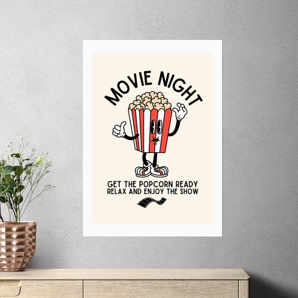East End Prints Movie Night Popcorn by Mother & Sun Studio