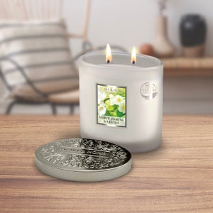 Heart And Home Ellipse White Jasmine & Freesia Multi Wick Candle