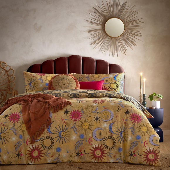 Furn Ethereal Star Reversible Duvet Cover And Pillowcase Set