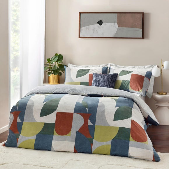 Hoem Siresa Reversible Duvet Cover And Pillowcase Set