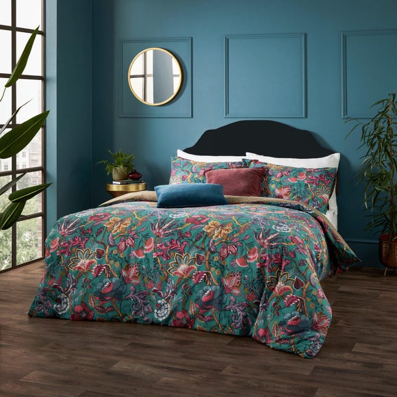 Wylder Tropics Viranai Reversible Duvet Cover And Pillowcase Set