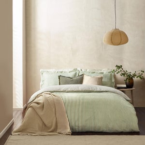 Yard Hebden Reversible 100 Cotton Duvet Cover & Pillowcase Set