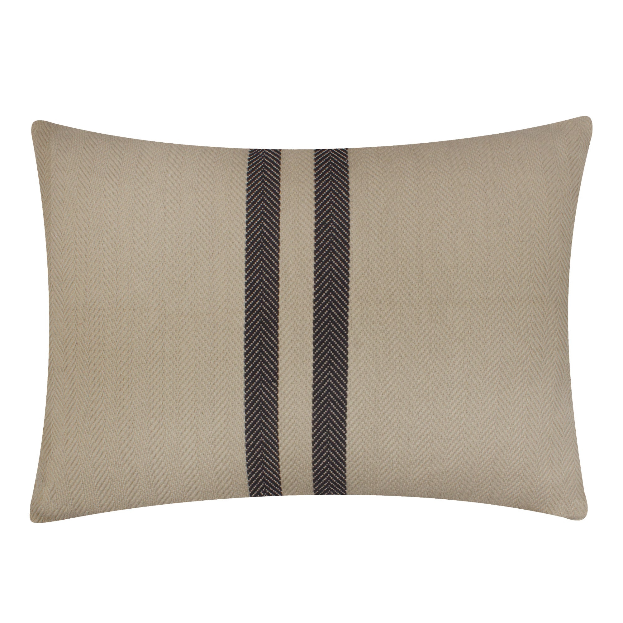 Benton Herringbone Rectangular Cushion Natural