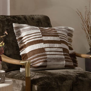 Torode Woven Striped Square Cushion