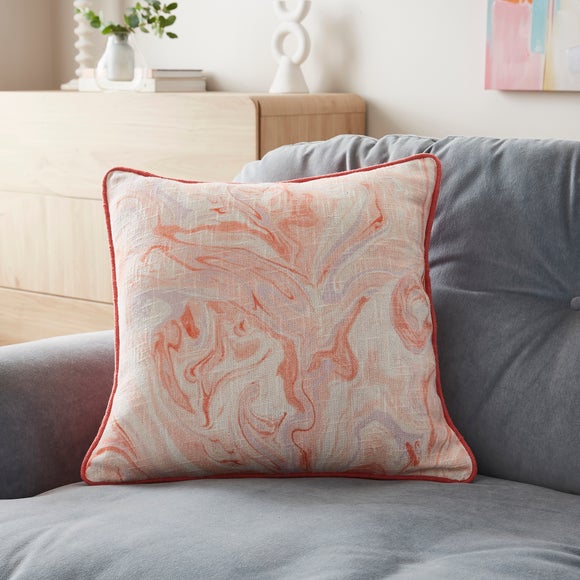 Click to view product details and reviews for Marble Cotton Square Cushion.