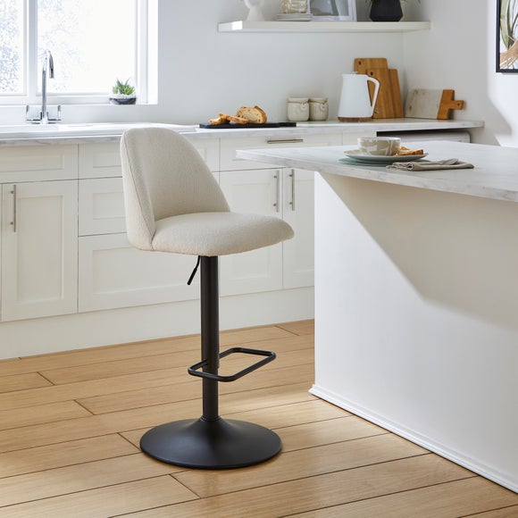 Delaney Adjustable Height Barstool Boucle