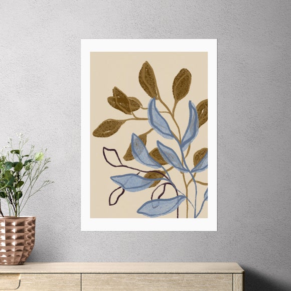 East End Prints Three Branches Print by Alisa Galitsyna