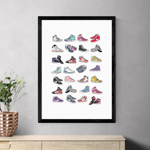 East End Prints Trainers Print By Hanna Melin