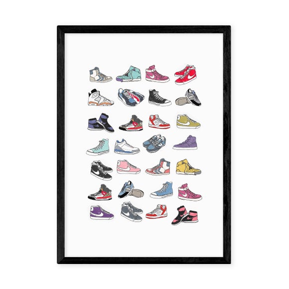 Photo 2 of East End Prints Trainers Print By Hanna Melin Photo 2 of East End Prints Trainers Print By Hanna Melin