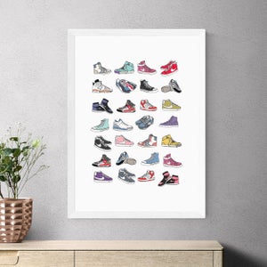 East End Prints Trainers Print By Hanna Melin