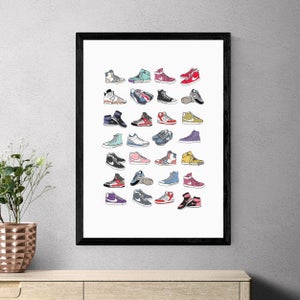 East End Prints Trainers Print By Hanna Melin
