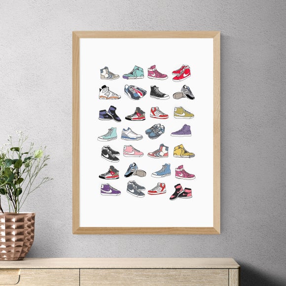 East End Prints Trainers Print by Hanna Melin