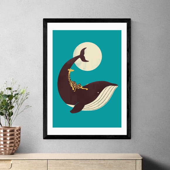 East End Prints The Giraffe And The Whale Print by Jay Fleck