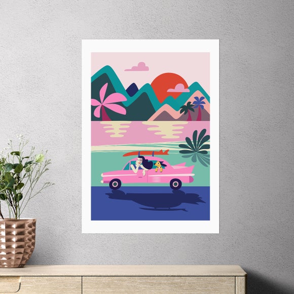East End Prints Road Trip Print by Rachel Lee