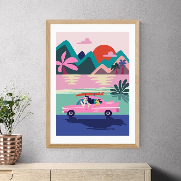 East End Prints Road Trip Print By Rachel Lee