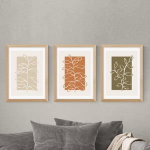 East End Prints Set Of 3 Botany Prints By Alisa Galitsyna
