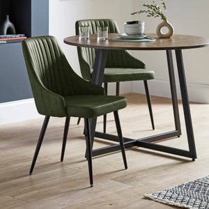 Shea Set Of 2 Dining Chairs- Faux Leather