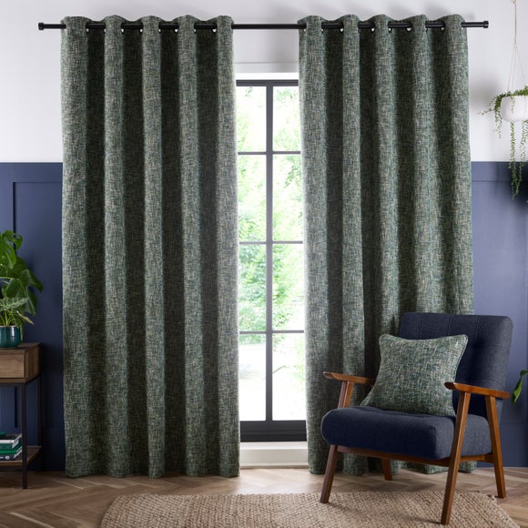 Photo 2 of Everson Boucle Eyelet Curtains Photo 2 of Everson Boucle Eyelet Curtains