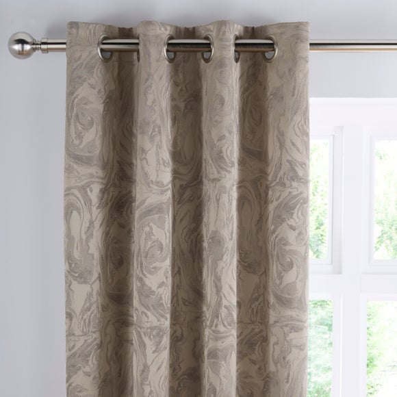 Diablo Marble Eyelet Curtains