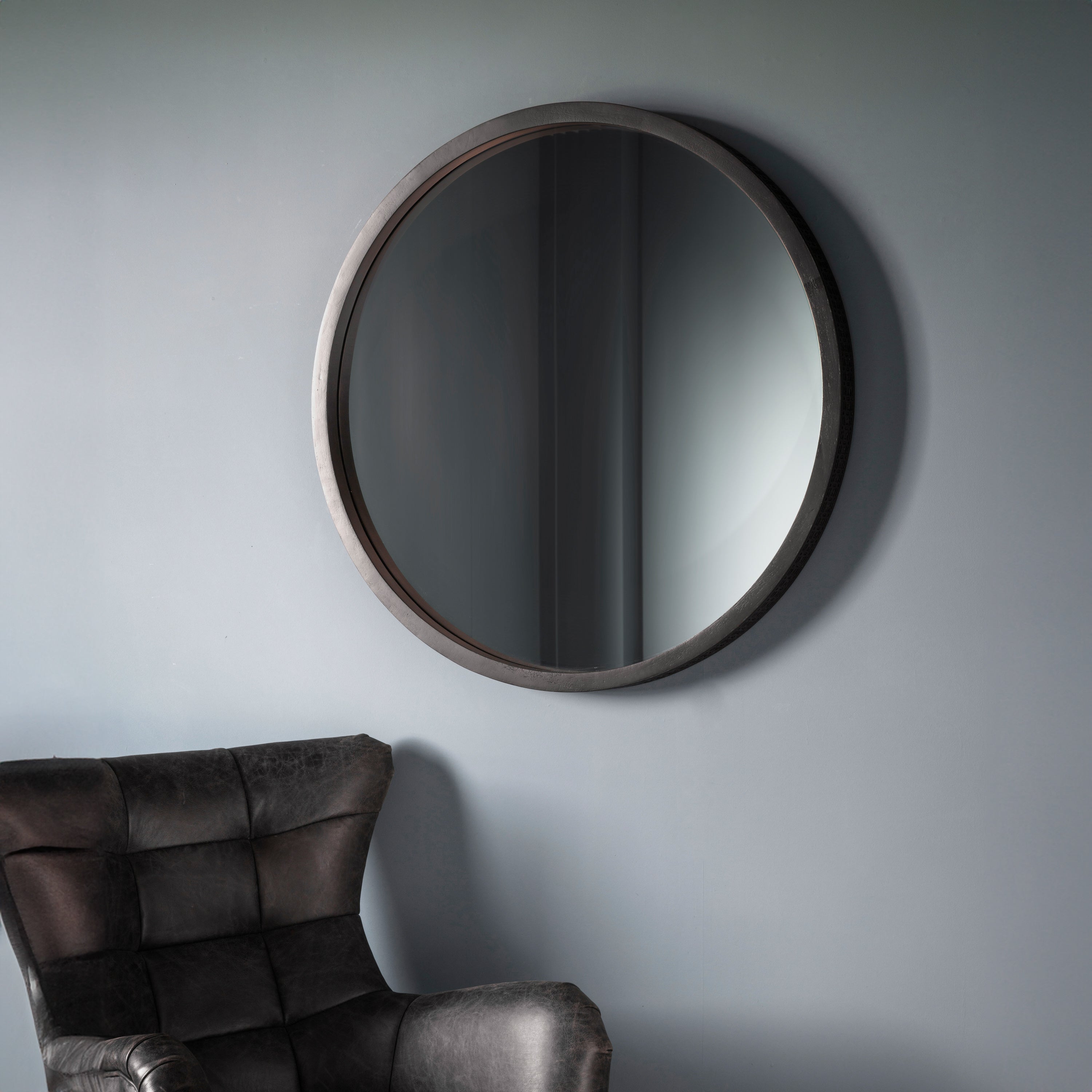 Baytown Boutique Wall Mirror Black