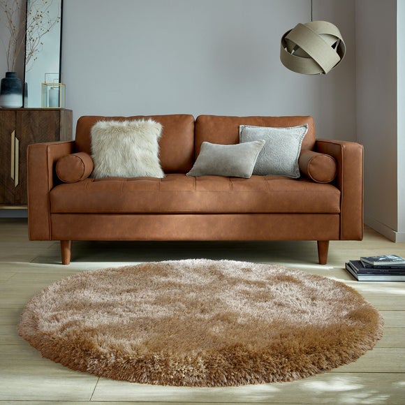 Jewel Shaggy Round Rug