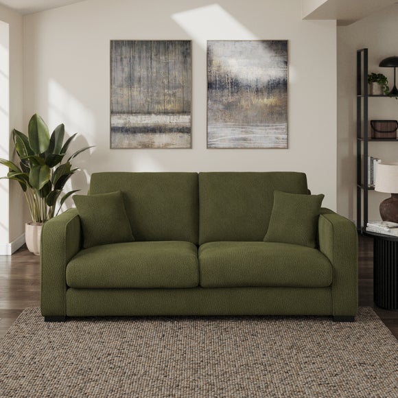 Carson Tonal Boucle 3 Seater Sofa