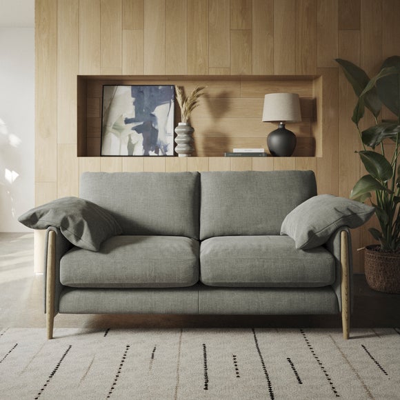 Hector Tonal Plush Chenille 3 Seater Sofa