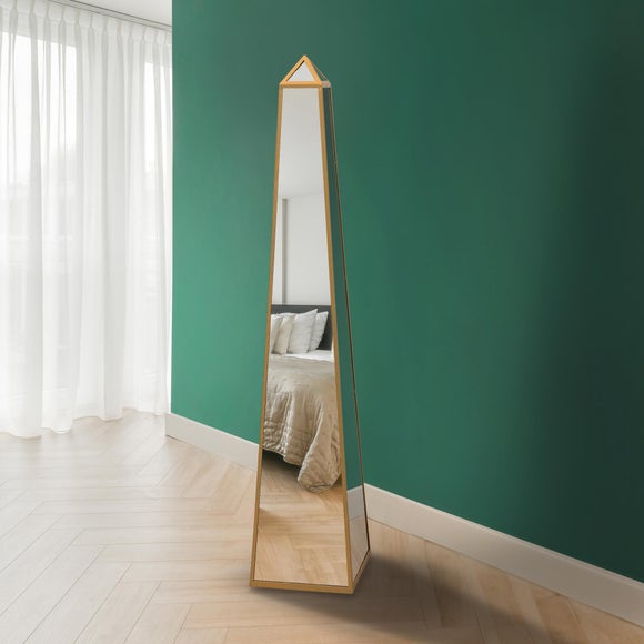 Obelisk Mirrored Ornament Gold