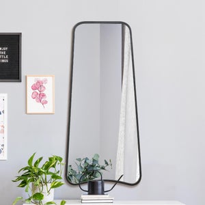 Coartans Abstract Curved Indoor Outdoor Full Length Wall Mirror